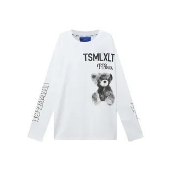 TSMLXLT Sweatshirt Unisex Raw White