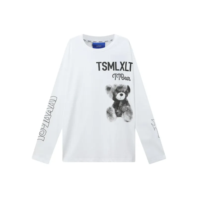 TSMLXLT Sweatshirt Unisex Raw White-0