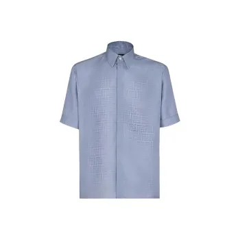 FENDI Shirts Men Blue