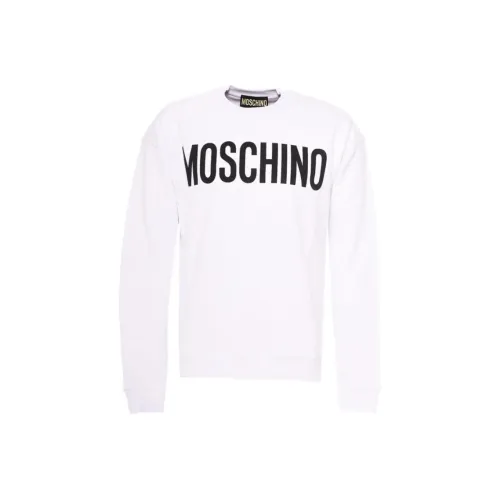 MOSCHINO Logo Printed Long Sleeved Sweatshirt
