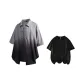 Gray Black Shirt+Black Short-Sleeved Shirt