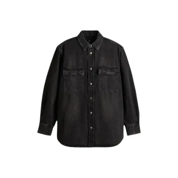 H&M Shirt Men's Dark Denim Gray