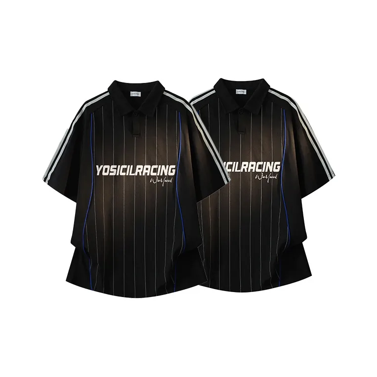 YOSICIL Polo Shirt Unisex Black-4