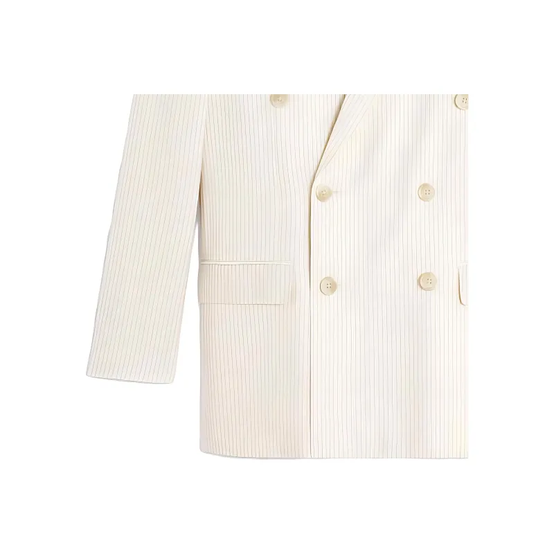 CELINE Jude Jacket In Lightweight Striped Wool-2