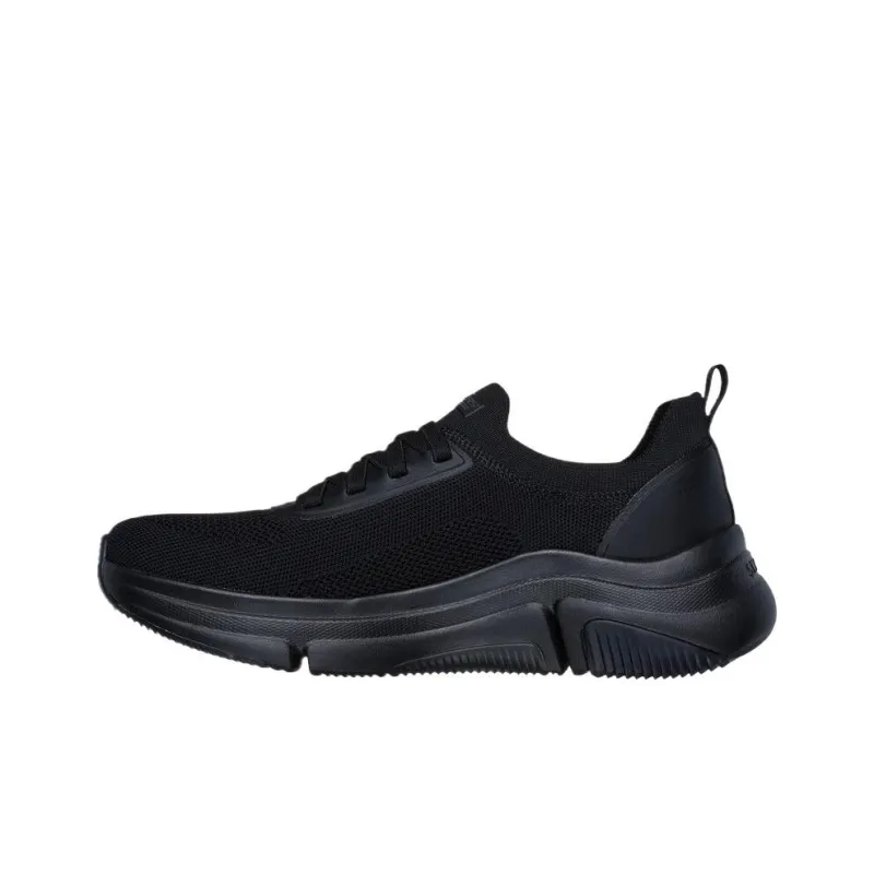 Skechers Lightweight Low Top Casual Shoes Men's Black-1