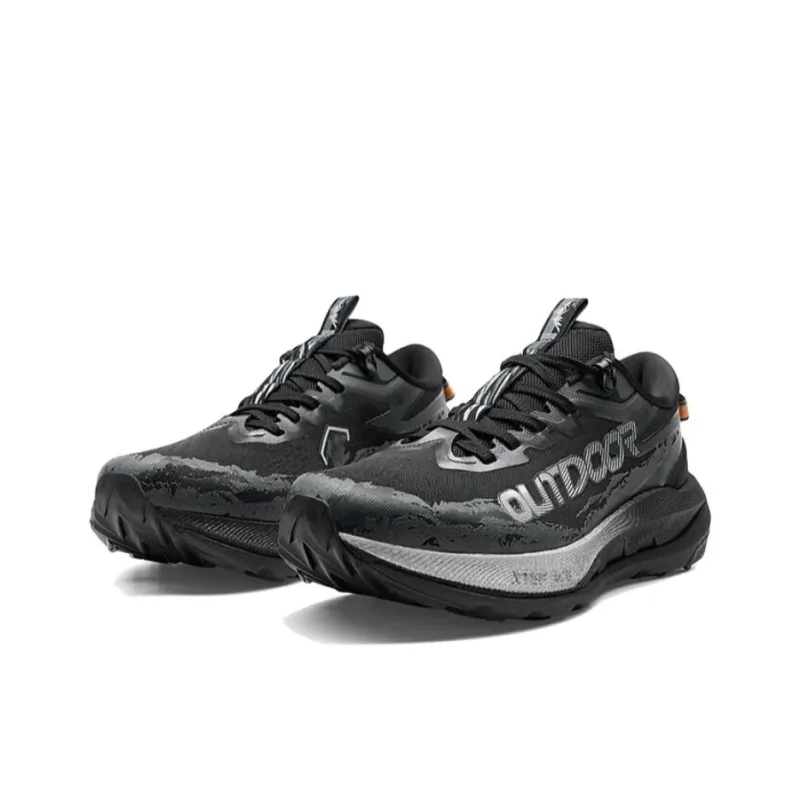 XTEP Wear resistant, Non slip And Breathable Low Top Casual Shoes Men's Black-2