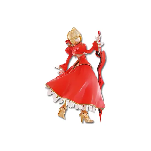 BANPRESTO Glass Factory Ichiban Kuji Fate Extra Last Encore A Reward Nero Red Dress Scale Figures