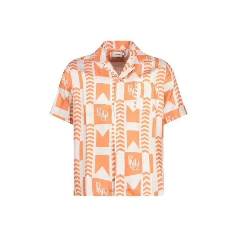 RHUDE Shirts Men Orange-0