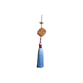 FANGYUANXIAOFU Laoshan Sandalwood Fragrance Pendants Unisex