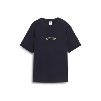 PUMA Graphic SS25 T Shirt Unisex Marine Blue 16