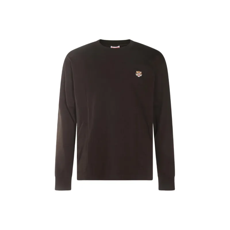 KENZO Lucky Tiger Embroidered Long Sleeved T-Shirt-0