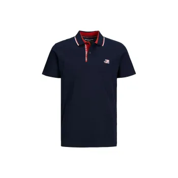 JACK JONES· Polo Shirt Men's Marine Blue