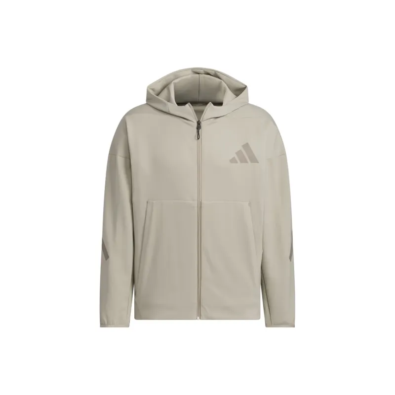 Adidas True Healing Series ZNE COOL Jacket Men's Light Sesame Gray Brown-0
