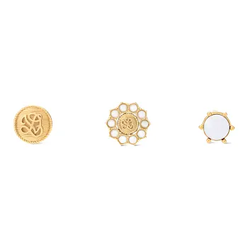 LOUIS VUITTON Lv Dynasty Set Of 3 Earrings