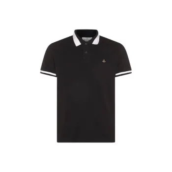 Vivienne Westwood Orb Embroidered Short Sleeved Polo Shirt