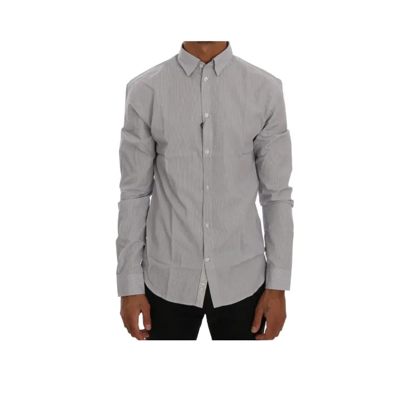 Frankie Morello Shirt Men's Blue White-0
