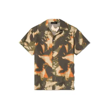 AMIRI All Over Camo Camp Shirt