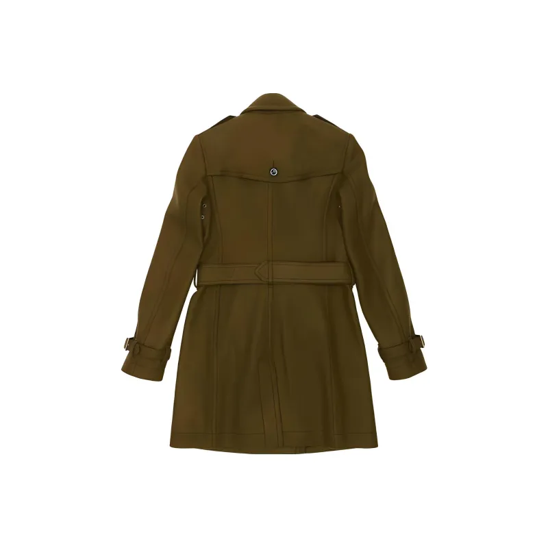 Burberry Coats Women's Army Green-1