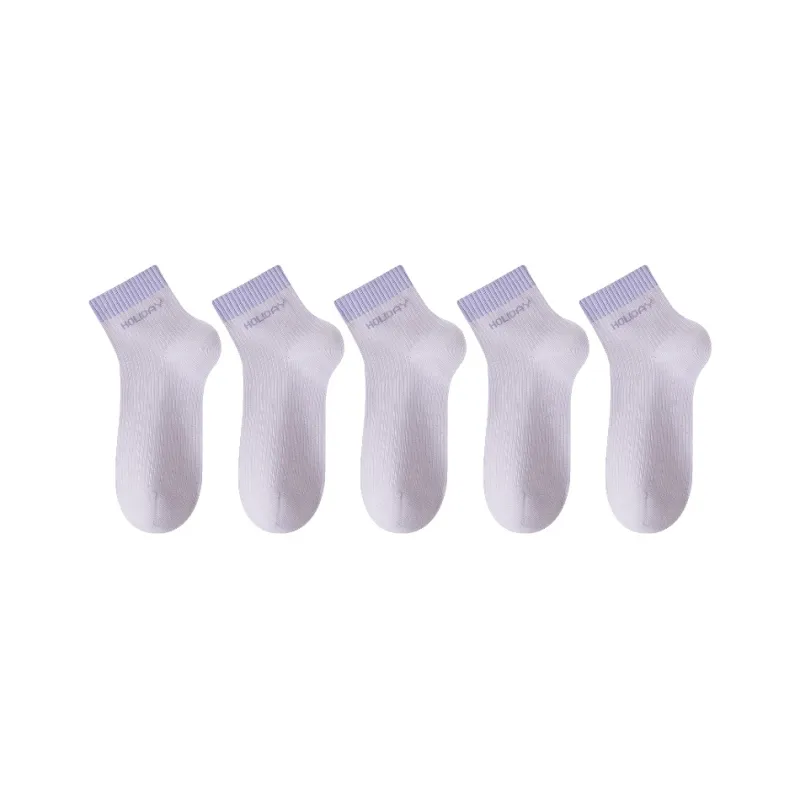 PLANDOO Mid Calf Socks Women's 5 Pack-24
