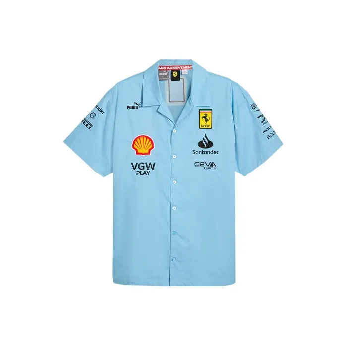 PUMA Shirts Men Blue-0