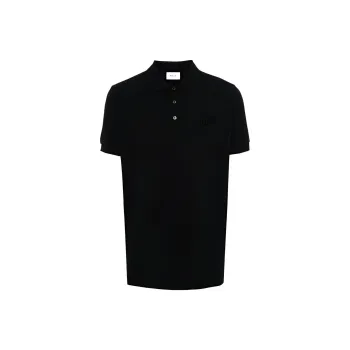 BALLY Logo Embroidered Straight Hem Polo Shirt