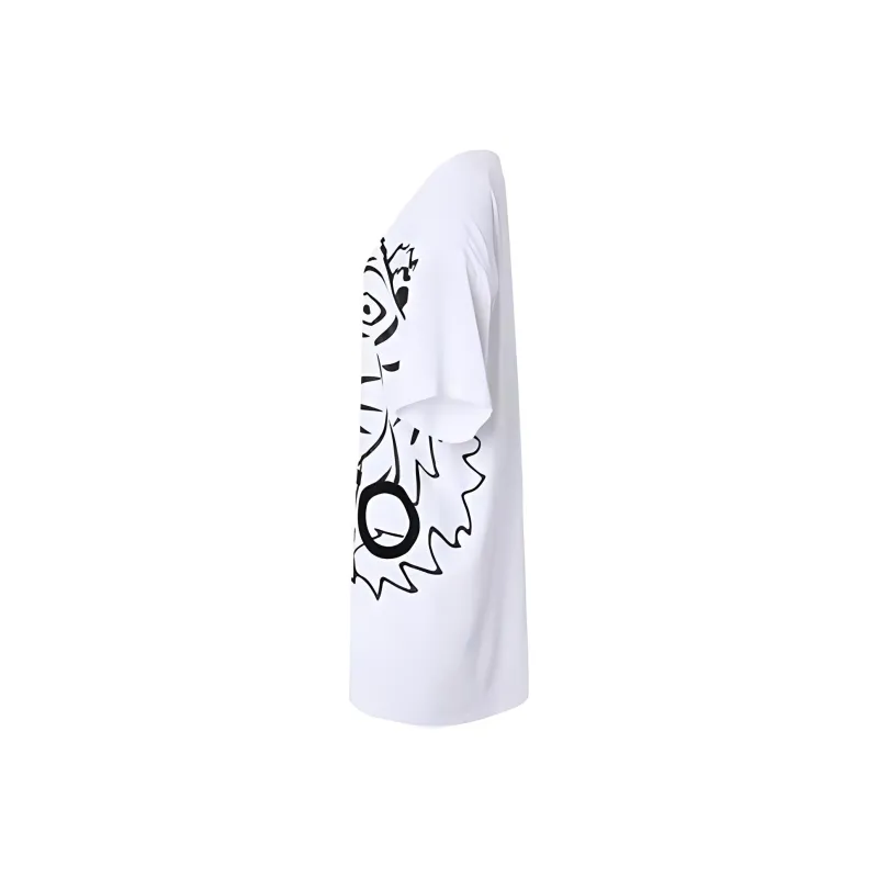 KENZO Short Sleeved Dresses Women's White-1