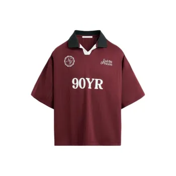 ZARA Polo Shirts Men Dark Red