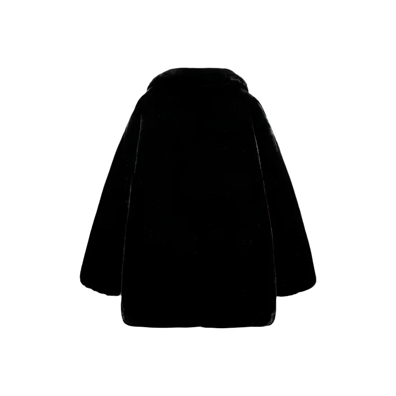 ZARA Coats Women's Black-1