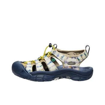 Ankorau x KEEN Newport Retro Anti Slip Wear Resistant River Trekking Shoes Women's White Blue