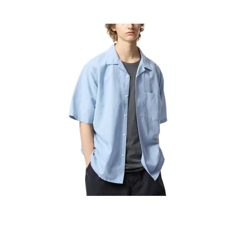 UNIQLO Shirts Unisex Sky Blue-0