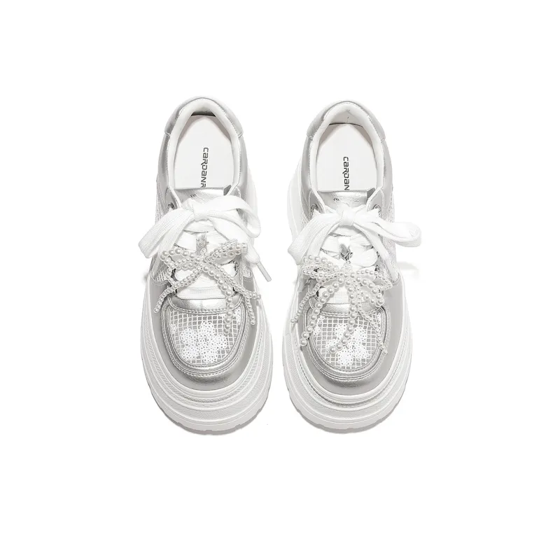 CARDANRO Small sized Sky Vegetables Low Top Skateboard Shoes Women's-10