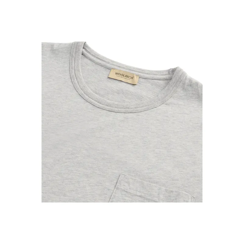 WOOLRICH SS25 T Shirt Men's Gray-6
