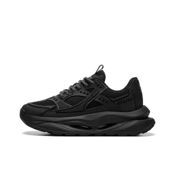 Meixi Breathable Height Increase Low Top Casual Chunky Sneakers Men's Carbon Black