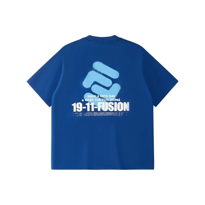 FILA FUSION T Shirt Unisex Anaya Blue-1