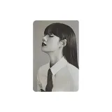 BLACKPINK LISA CD Black and White Closed-Eyes