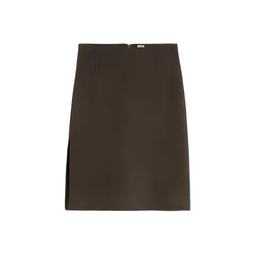 TOTEME Side-Split Knee-Length Skirt