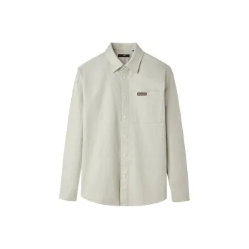 HLA Shirt Men's Light Green Pattern