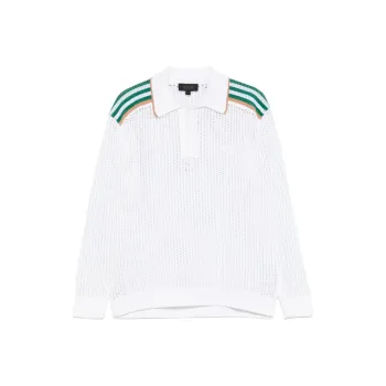 LACOSTE Open knit Polo Shirt