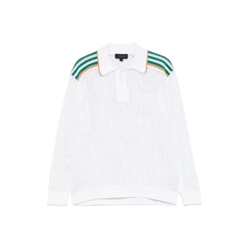 LACOSTE Open knit Polo Shirt-0