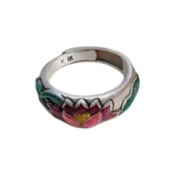 Stone Edge Poly S 990 Silver Rings Women's