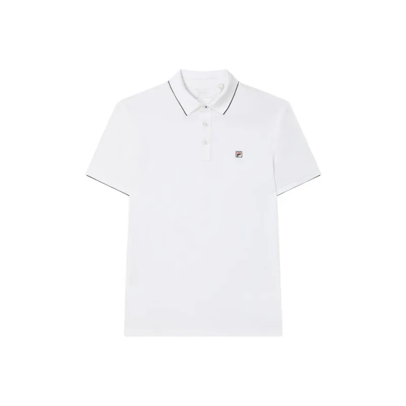FILA Polo Shirt Men's Standard White-0