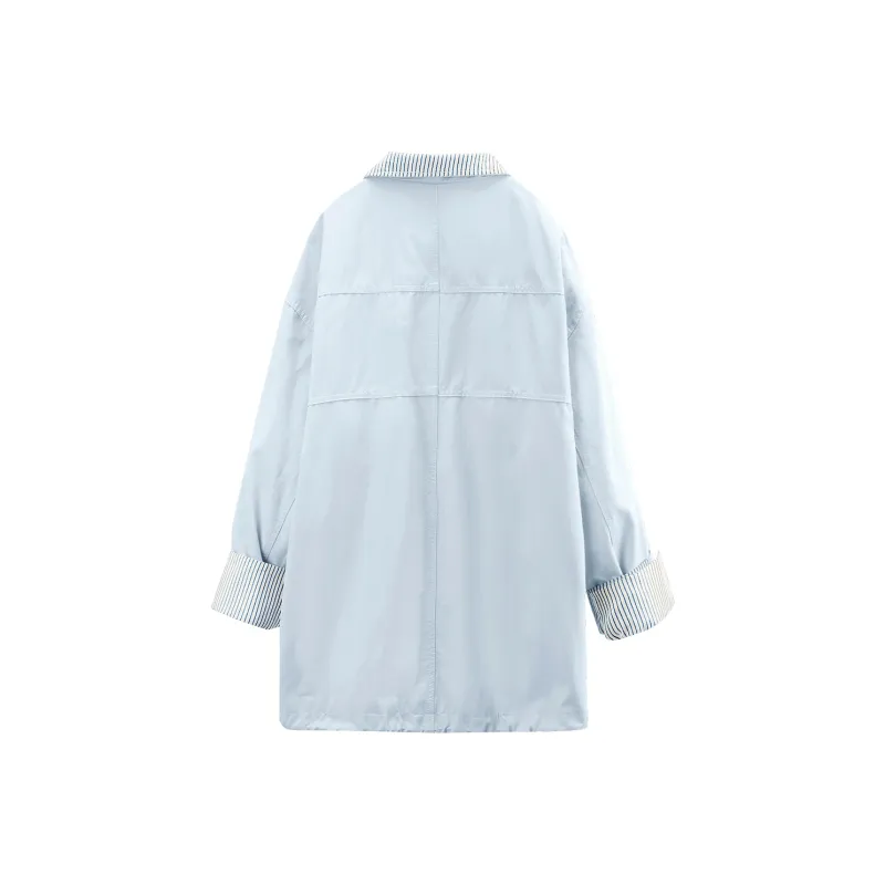 A Paradise For Awakening Trench Coat Women's-8