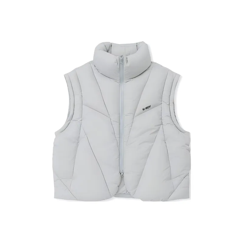 Nerdy Puffer Jackets Unisex White-2