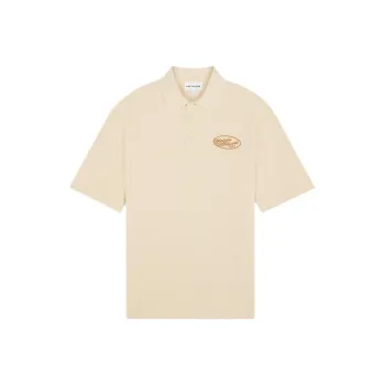 Maison Kitsune Oversize Textured Polo Shirt