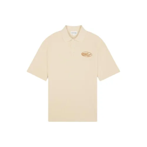 Maison Kitsune Oversize Textured Polo Shirt