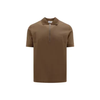 FERRAGAMO SS24 Polo Shirt Men's Wheat Brown