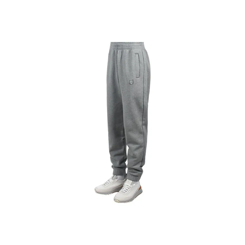 Maison Kitsune Knitted Sweatpants Men's Gray-2