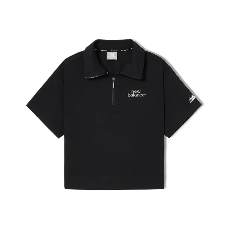 New Balance Polo Shirt Unisex Black-0