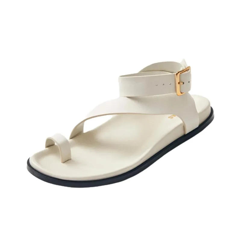ALOHAS Myles Strap Sandals 1.5cm Women's White-2
