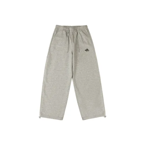 BORDERLESS BDLS Knitted Sweatpants Unisex Heather Gray